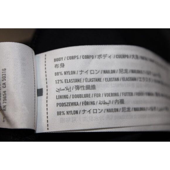 Womens Abercrombie & Fitch Soft A&F Black Sleeveless Square Neck Bodysuit Size L - Picture 4 of 6